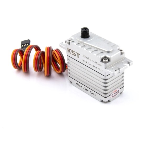Original KST X20-7.4-M-835 40Kgf.cm 0.13sec RC Model HV Digital Metal Gear HLS 6BB Brushless Motor for RC Helicopters